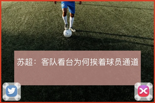 苏超：客队看台为何挨着球员通道